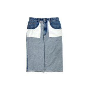 MM6 Maison Margiela Blue Midi Skirt