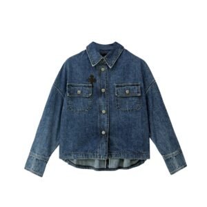 Chrome Hearts Cross Patch Denim Shirt Jacket
