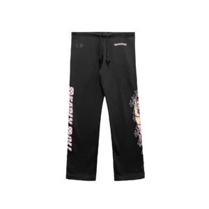 Chrome Hearts Deadly Doll Pink Comic Girl Pants