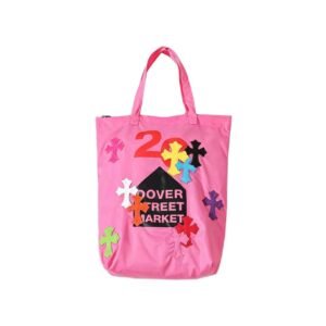 Chrome Hearts DSM 20th Anniversary Cross Patch Pink Tote Bag