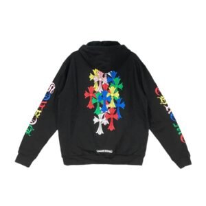 Chrome Hearts Multi Color Cross Pullover Hoodie