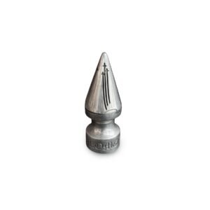 Chrome Hearts Silver RS3 Triple Cross Spike Match Holder Toothpick Case