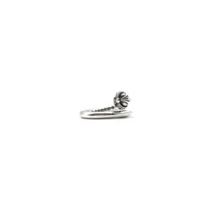 Chrome Hearts Silver Cross Nail Ring
