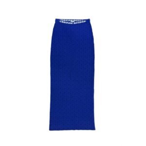 Chrome Hearts Tonal Monogram Stretch Knit Long Skirt