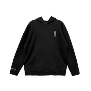 Chrome Hearts Vertical Embroidered FU Pullover Hoodie